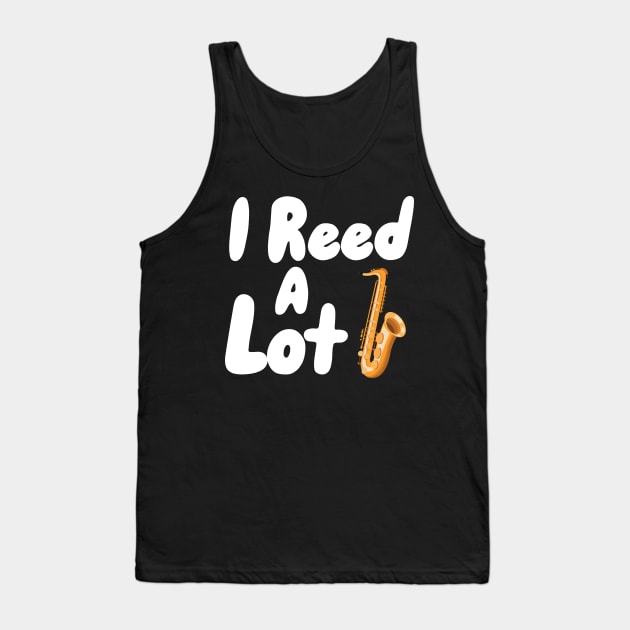 I reed a lot Tank Top by maxcode